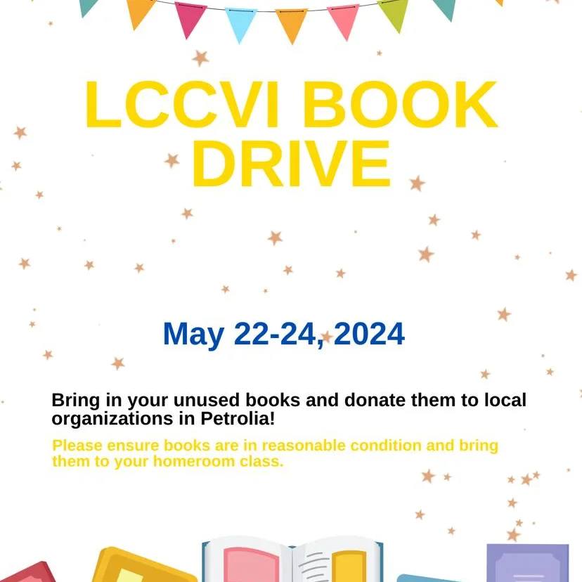 lccviupdates - Next week, LCCVI will be holding a book...