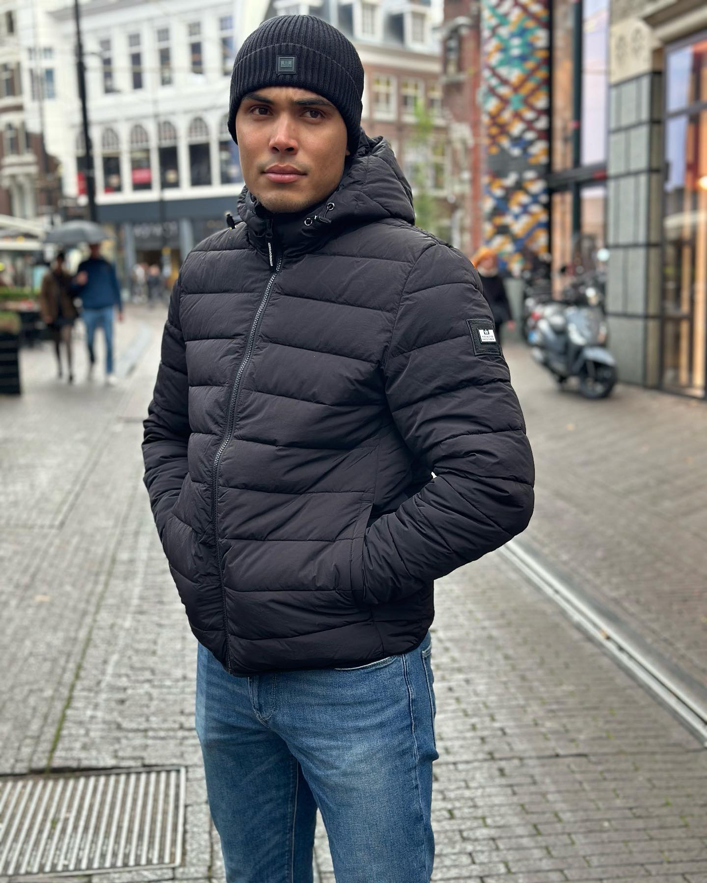 Weekend Offender La Guardia Hooded padded Jacket @ Kettama Beanie