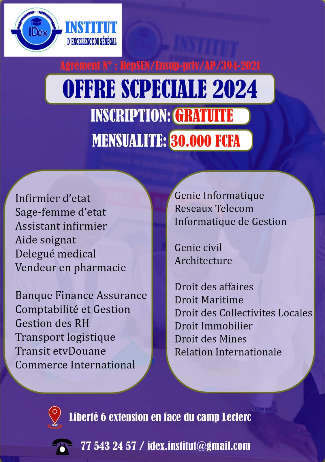 Institut... - Institut d'Excellence du Sénégal - IDEX