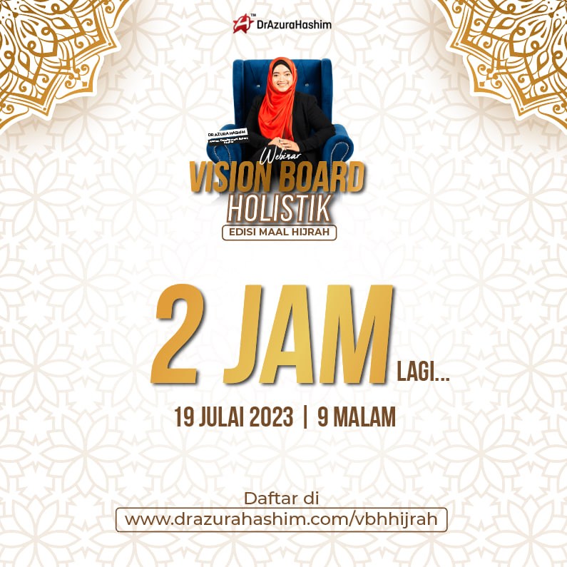 Dr Azura Hashim - 2 JAM LAGI... Jangan lupa program kita...