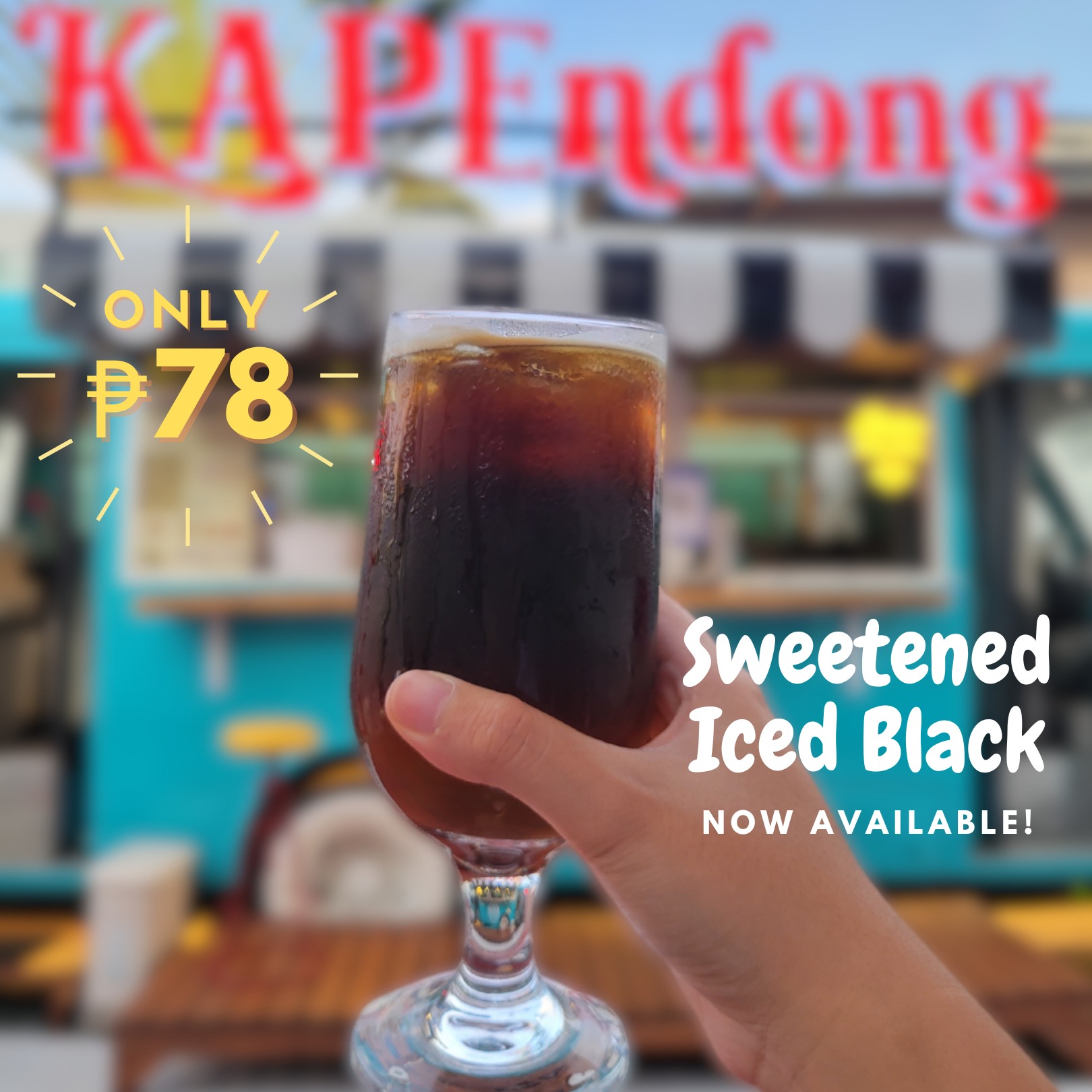 INTRODUCING OUR SWEETENED ICED BLACK... - Pendong by Rance