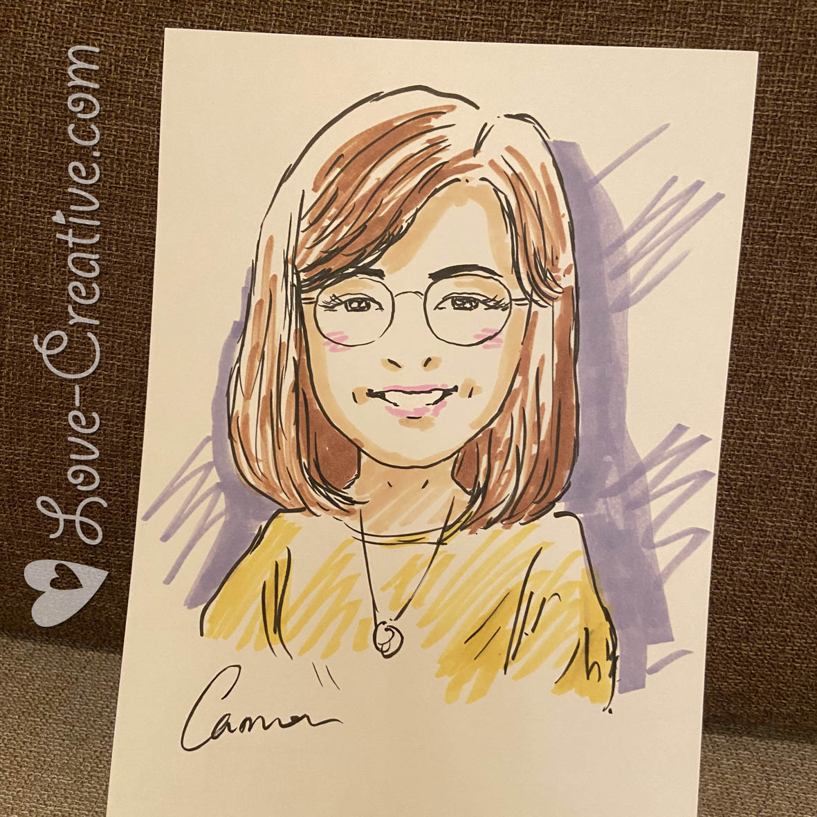 Q版現場速畫人像 @ 醫藥講座 Qdraw portrait sketch @ medical lecture #qdraw # ...