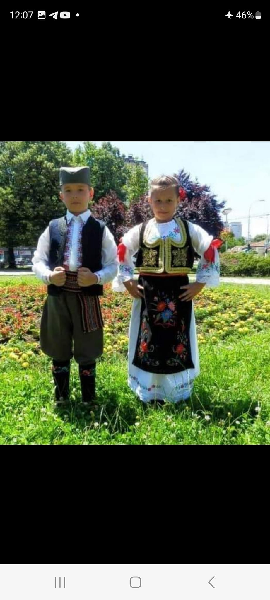 Children in Slovak Traditional Costumes