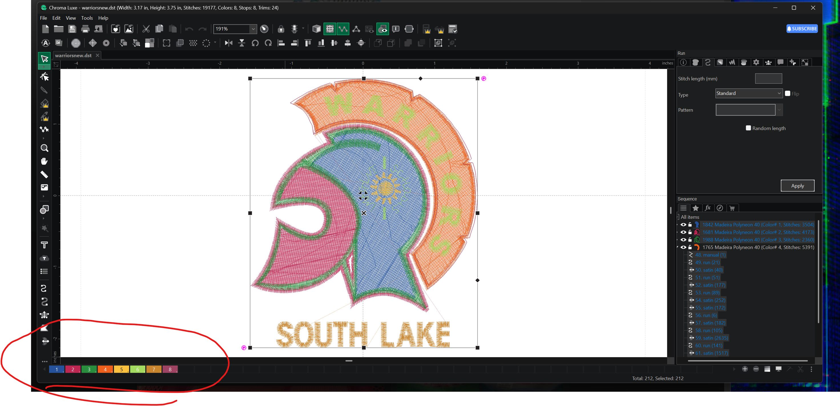 Ricoma Embroidery Users | does anyone know why chroma luxe doesn't save ...