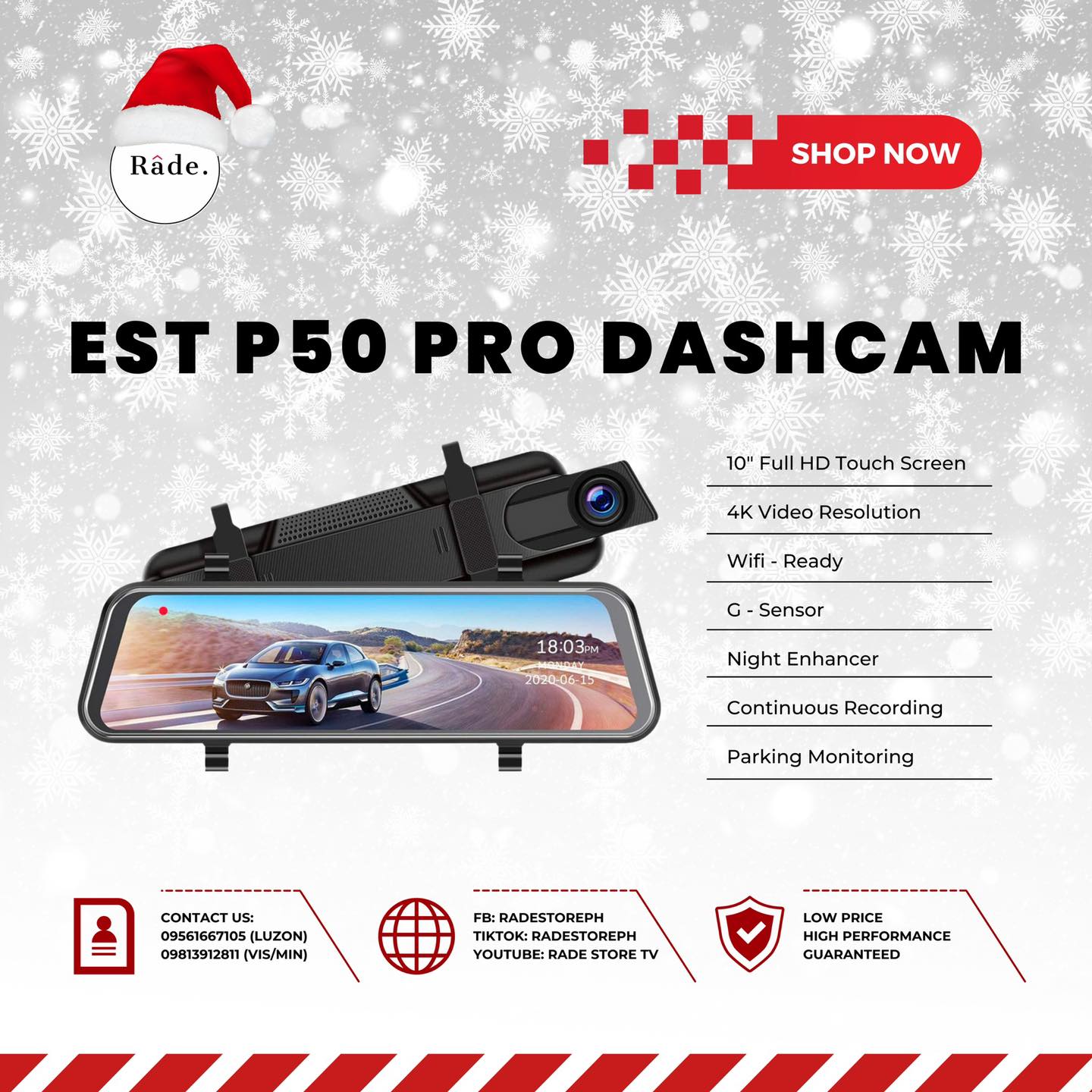 Meet our #TopOfTheLine Dashcam... - Rade Store Philippines