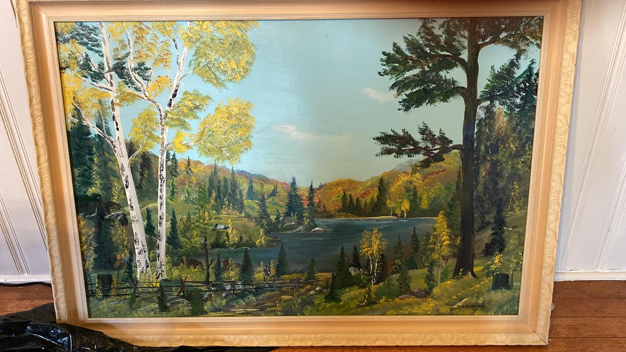 What is the value of an original Wayne Cooper painting?
