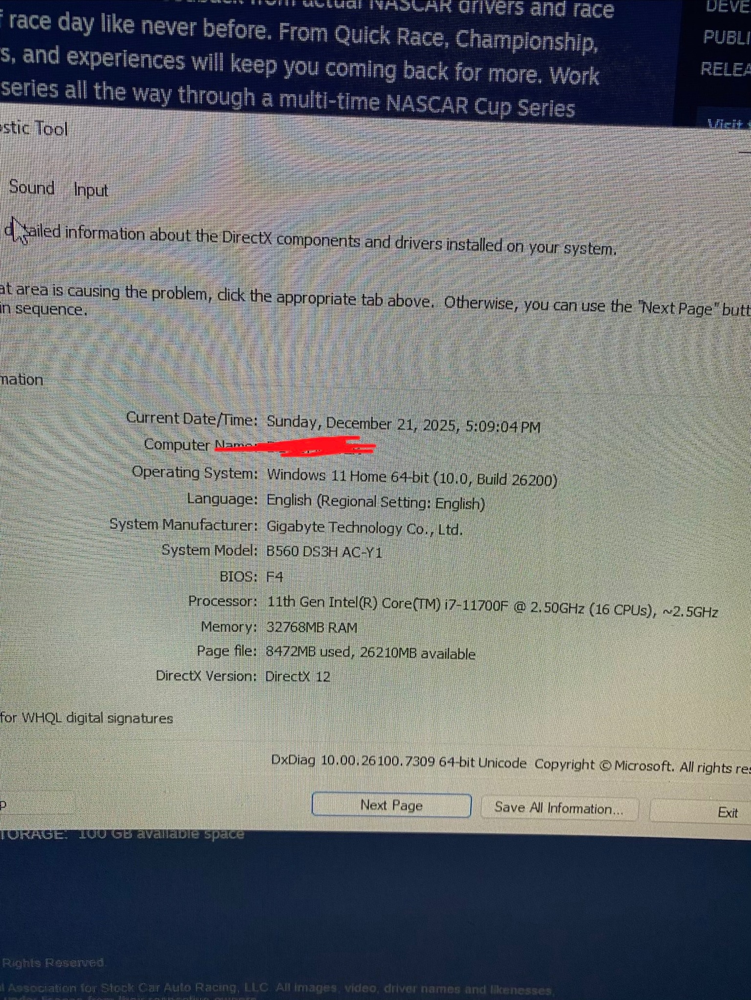 NASCAR 26 Game | nascar error code | Facebook