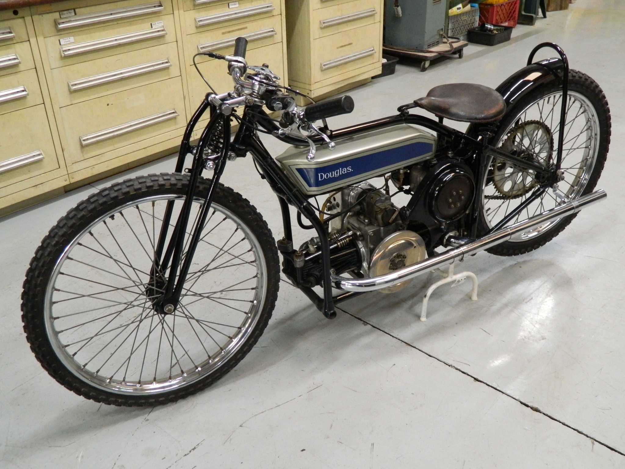 1928 Douglas DT5 motorcycle from the Stockholm Museum