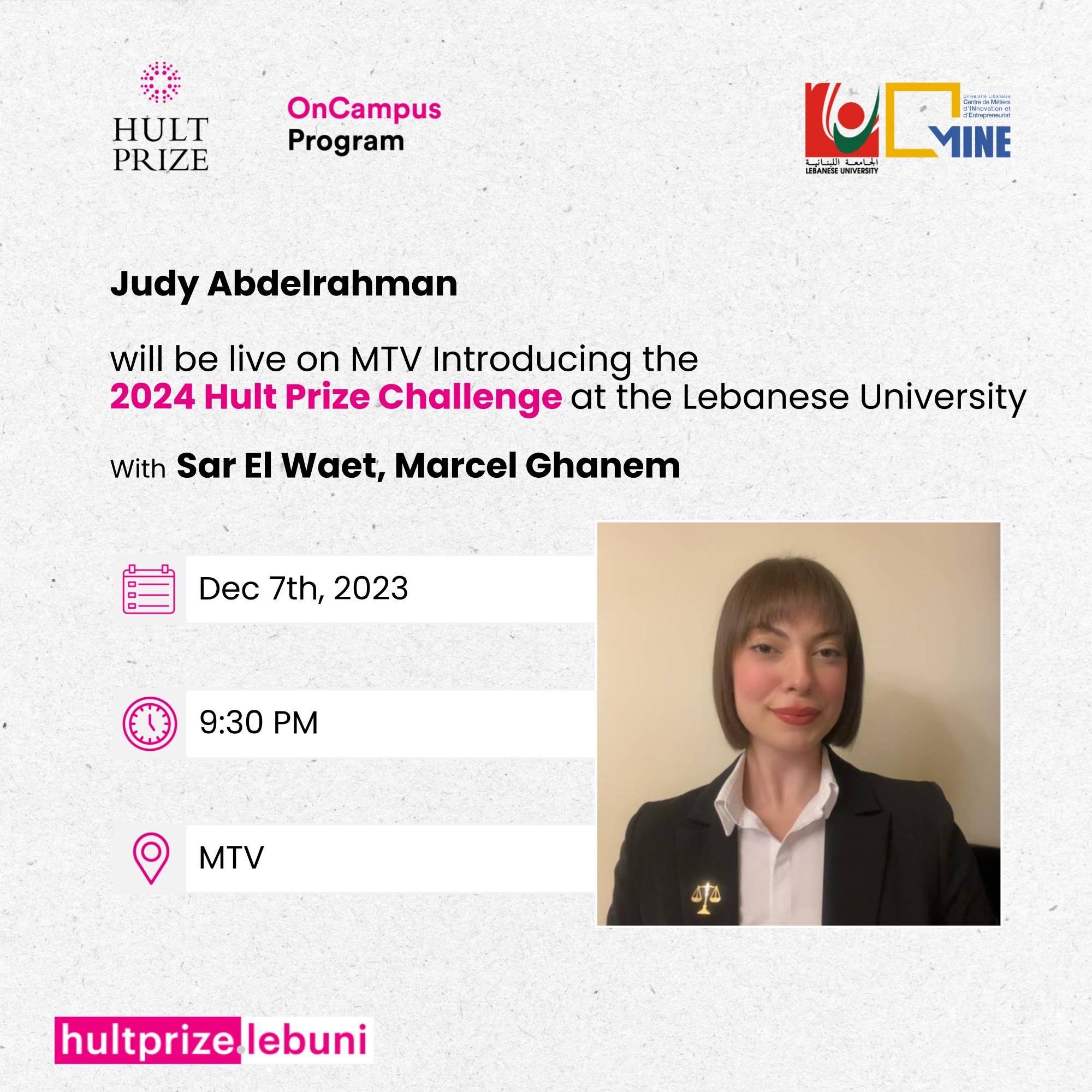 Hultprize.lebuni - Eng. Roland Andary Hult prize On Campus Judge ...