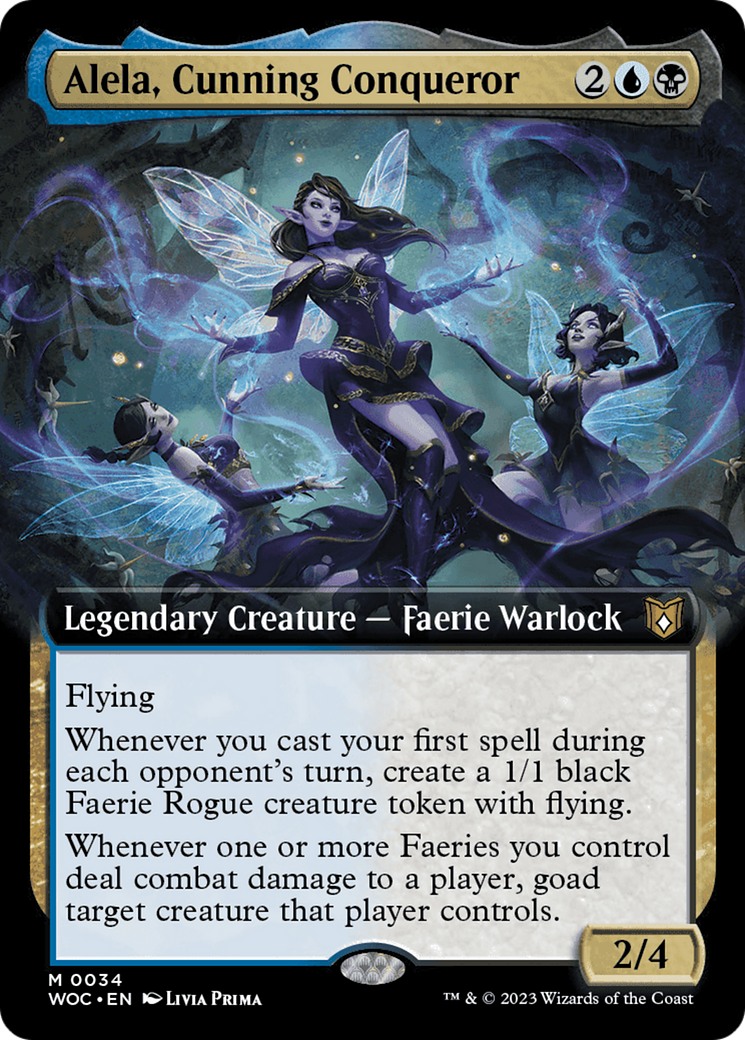 mtg faerie commander precon Elite Deck - Dimir Blue Black - Alela, Cunning Conqueror - EDH cEDH - 100 Card - Custom Magic The Gathering Deck Faeries may be small but