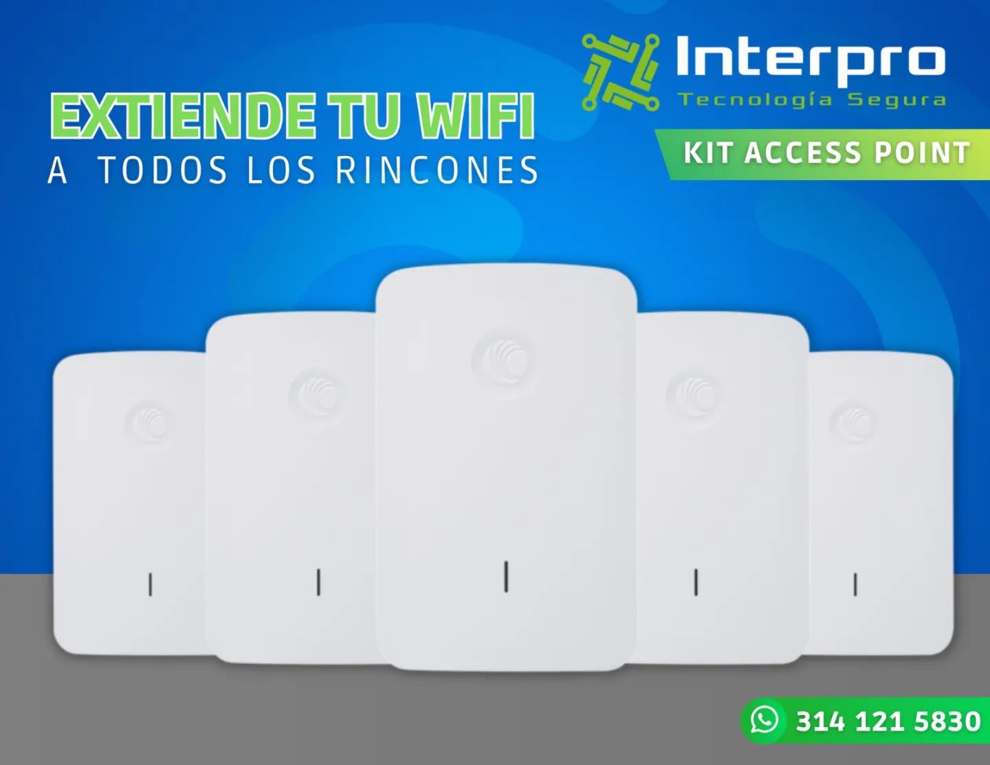 🔻KIT ACCESS POINT WIFI ... - Interpro Tecnología Segura