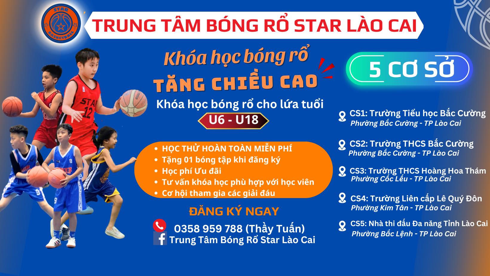 Trung tâm bóng rổ... - Trung tâm bóng rổ A-sports Hà Tĩnh