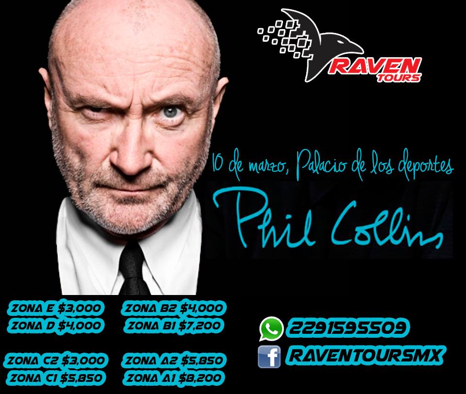 Raven Tours MX - PHIL COLLINS PALACIO DE LOS DEPORTES,... | Facebook