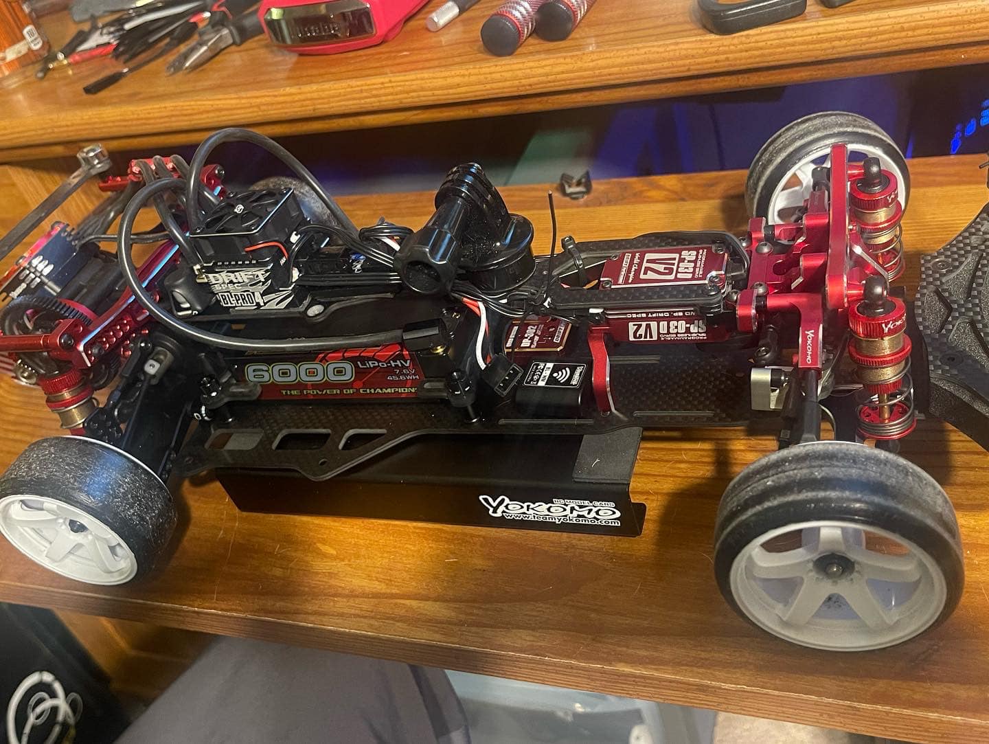 Upgraded to Yokomo Typer 10.5 and BL-Pro4 ESC in RC drift car