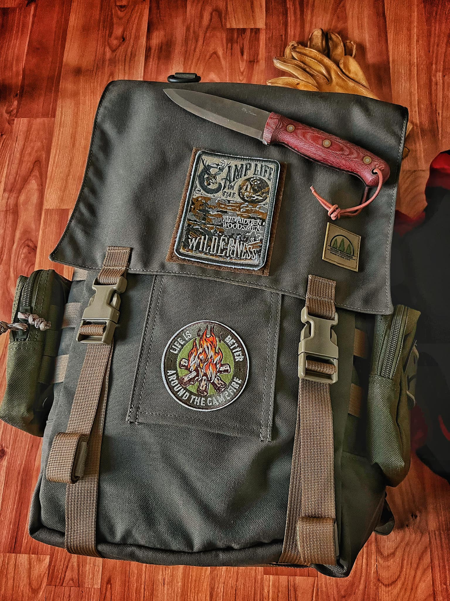 North Italy, with my Day Ruck The Hidden Woodsman