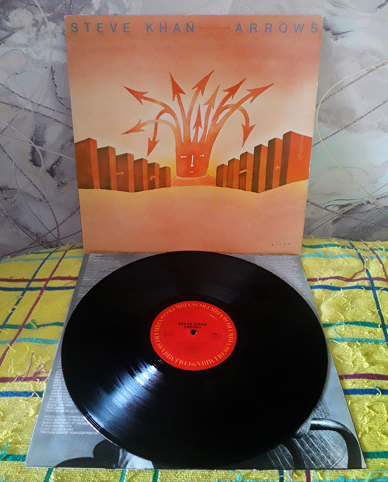 STEVE KHAN : 1979 - Arrows [LP] Label : Columbia | JC 36129 | Canada