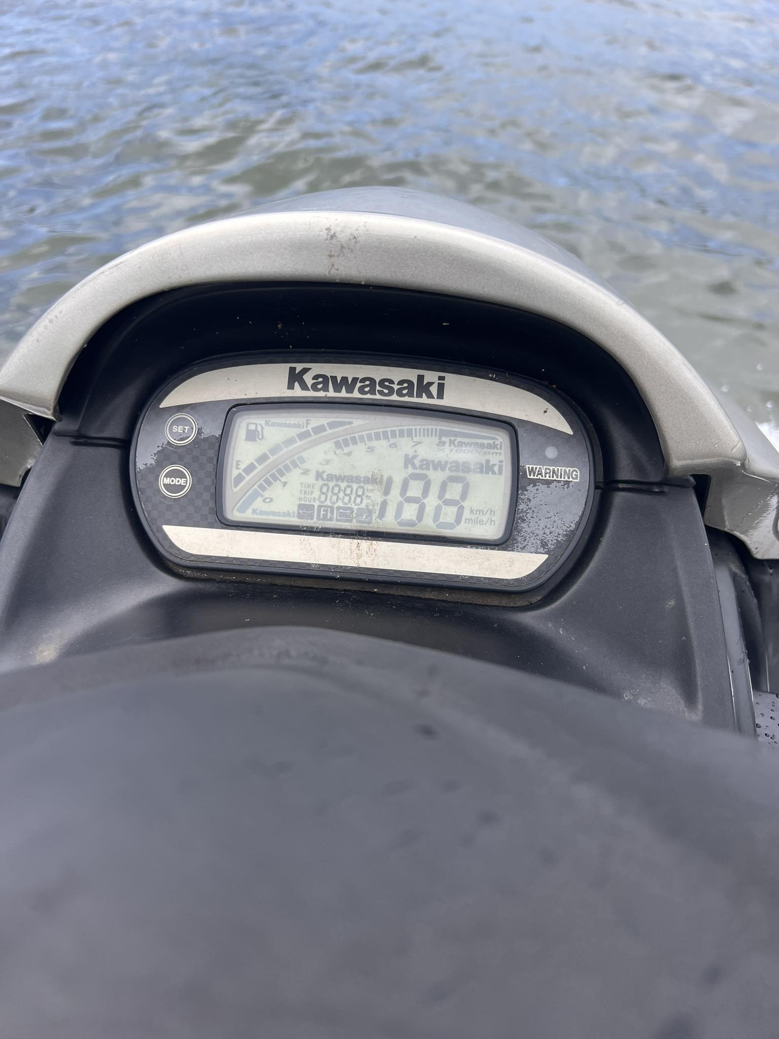 What to do when Kawasaki Jet Ski display stops working?