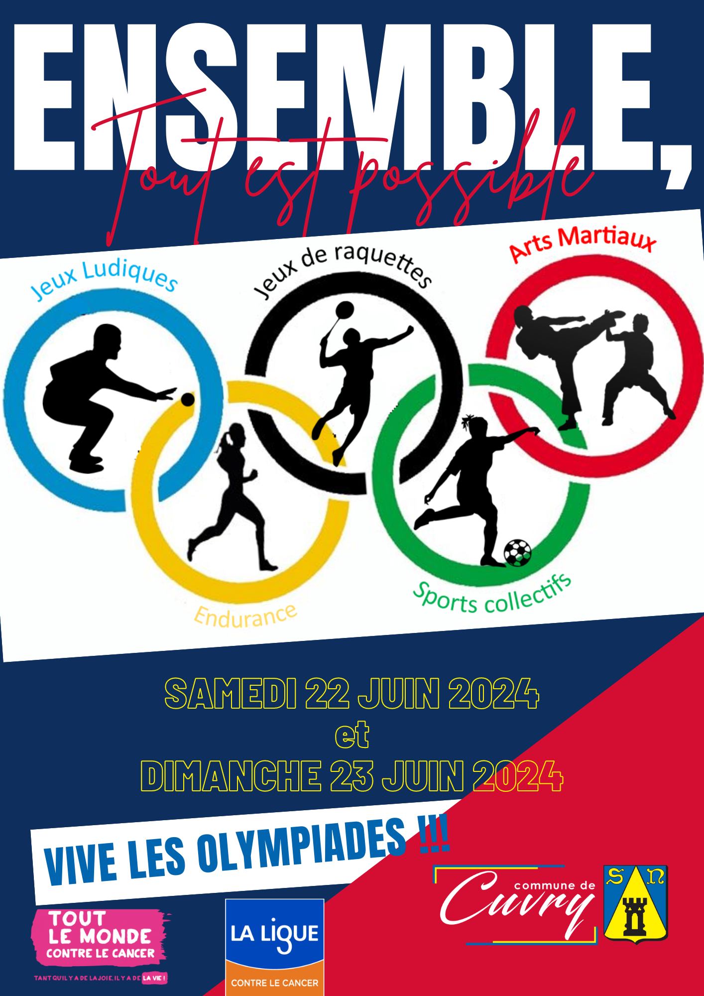 Commune - Olympiades de Cuvry - - - - - - - En cette année de Jeux ...
