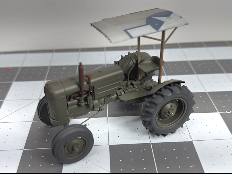 S Scale Farm Tractor, Abandoned and RUSTING out, Finished