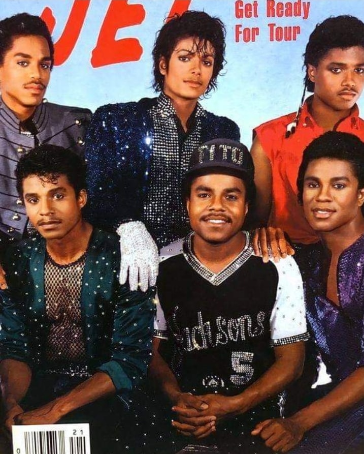The Jacksons making the cover of JET Magazine in 1984.
