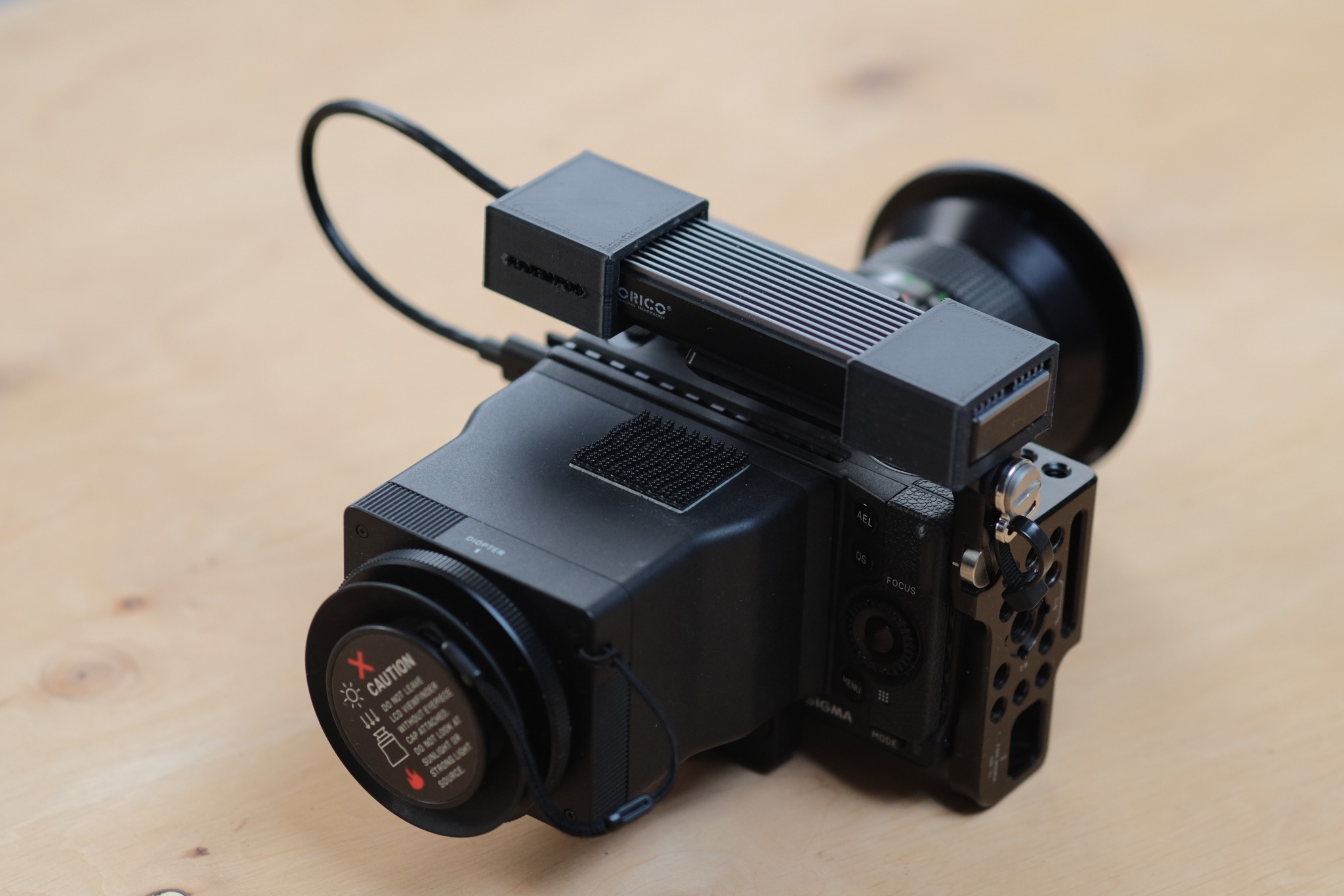 3D printable SSD holder for Orico NVMe enclosures