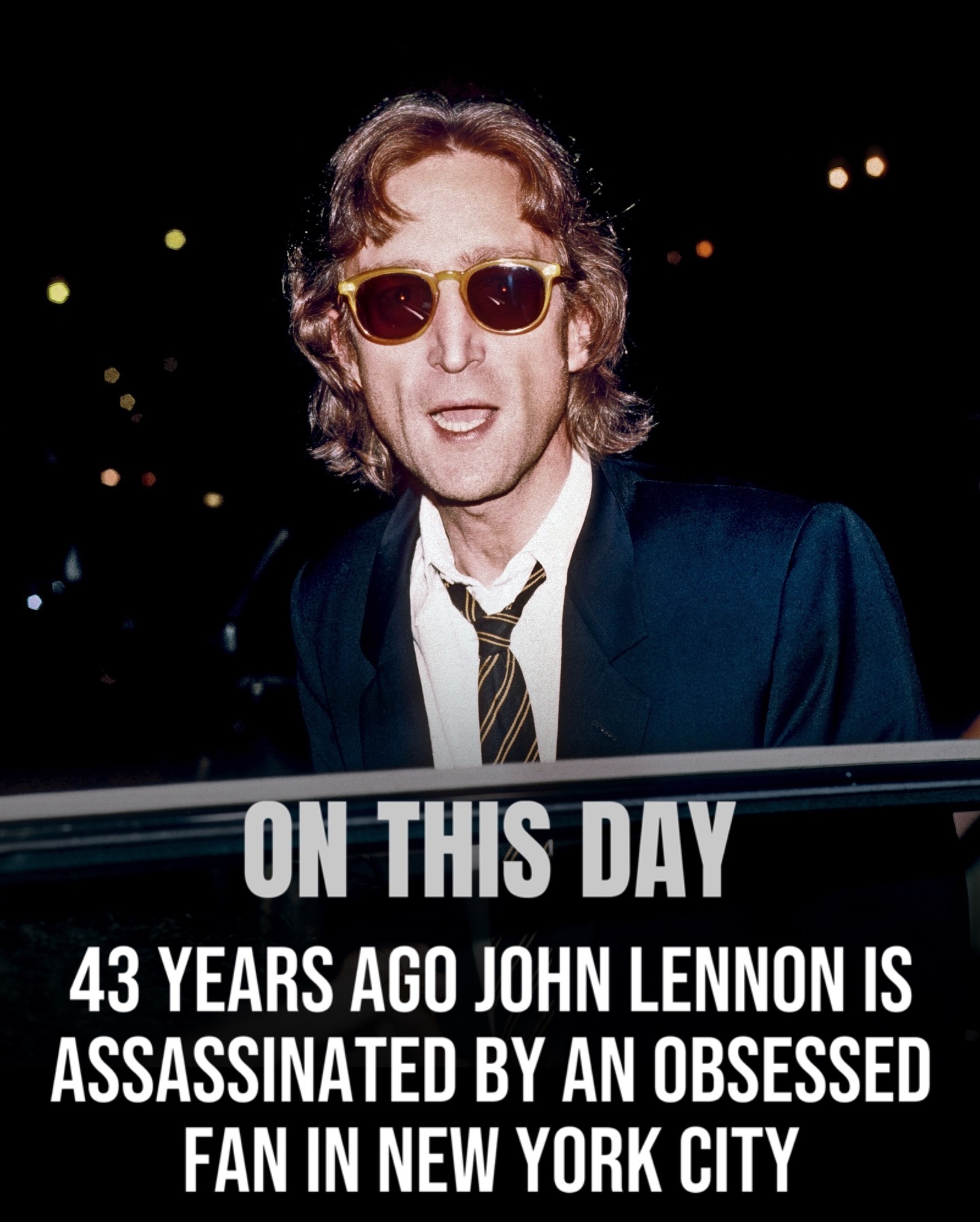 History - John Lennon, a former member of the Beatles, the rock group ...