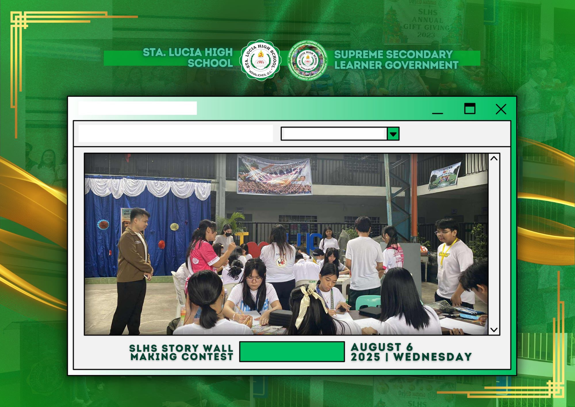SLHS Supreme... - SLHS Supreme Secondary Learner Government