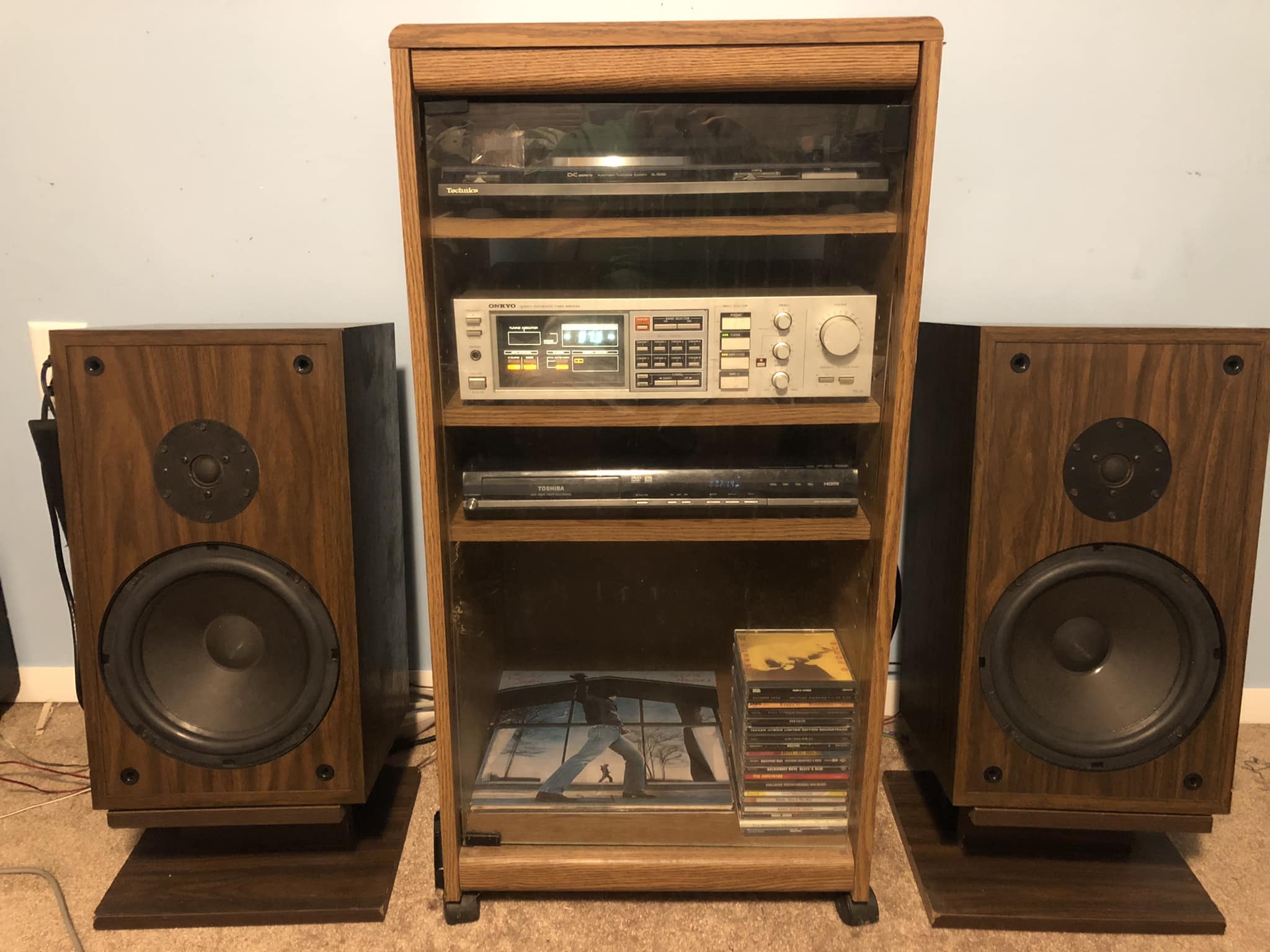 Yamaha NS-5 speakers and Onkyo TX-26 receiver