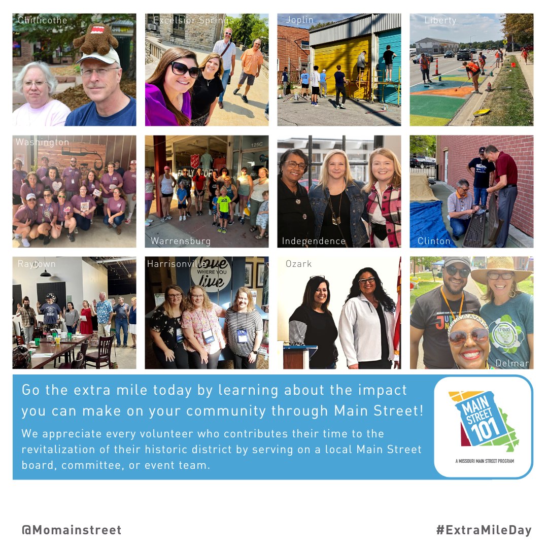 Main Streeters are... - Missouri Main Street Connection, Inc.