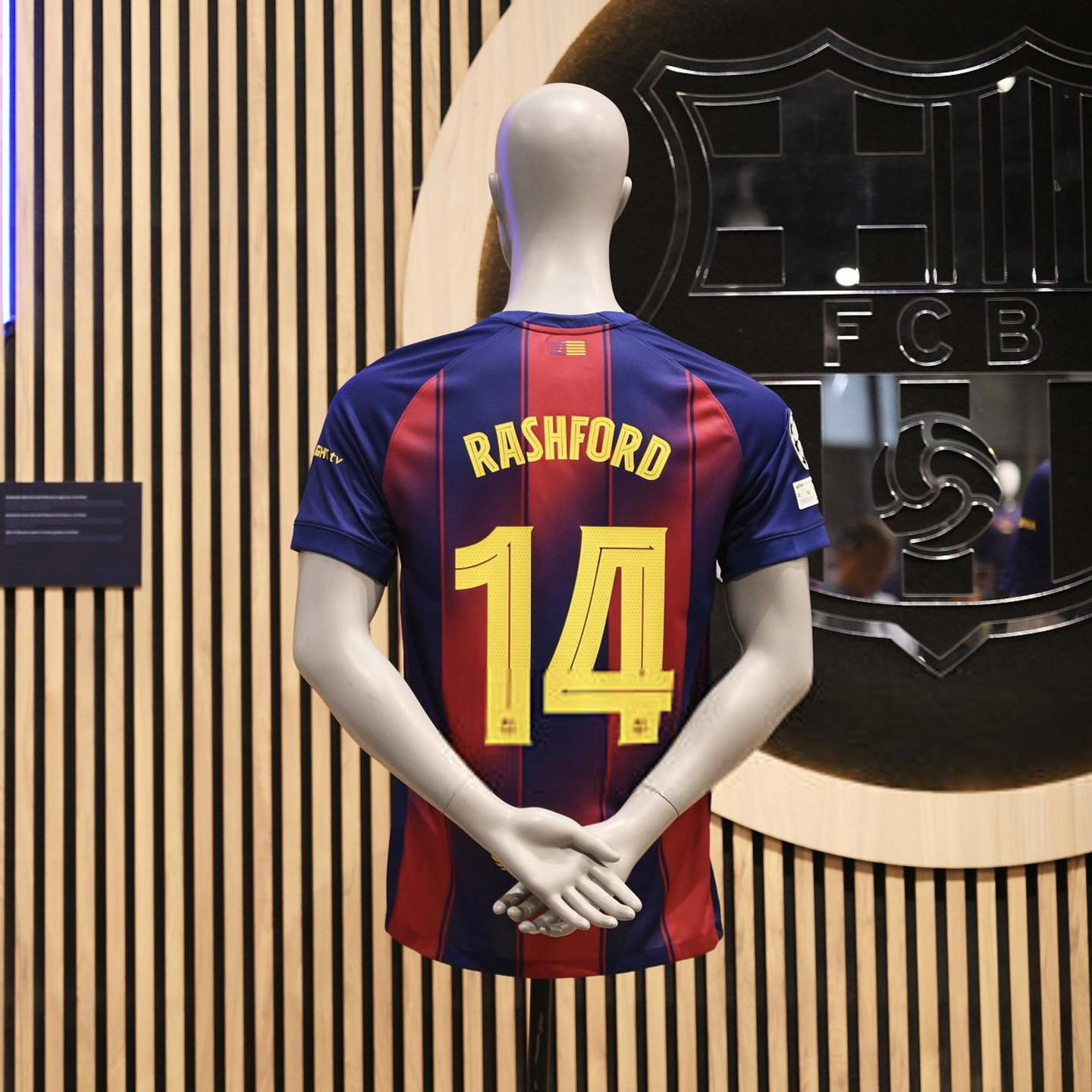 🚨 Marcus Rashford will wear jersey number 14 for Barcelona