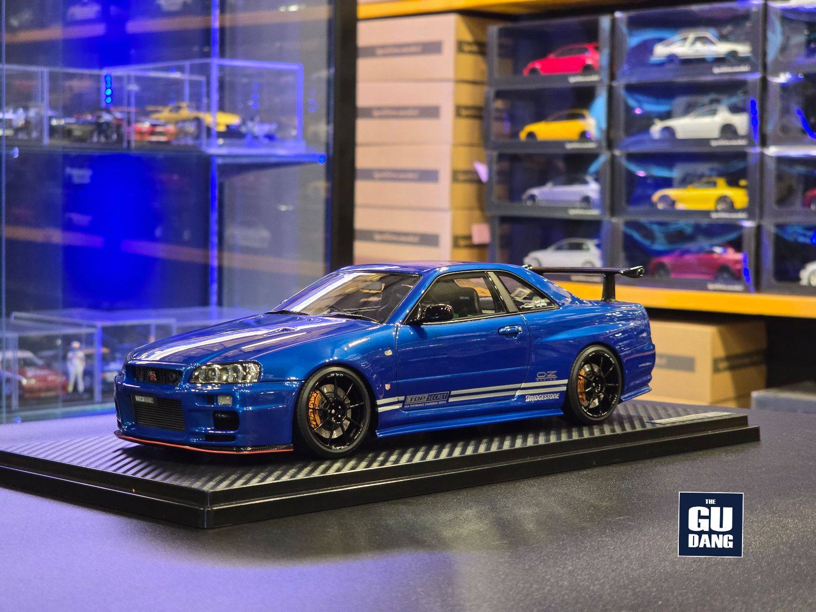 IG3641 TOP SECRET 34GT-R (BNR34) Blue Metallic