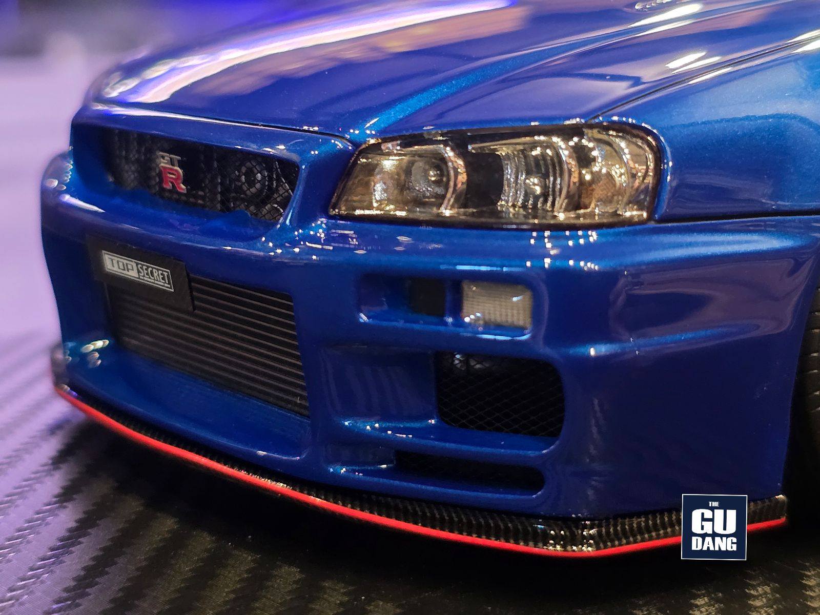 IG3641 TOP SECRET 34GT-R (BNR34) Blue Metallic