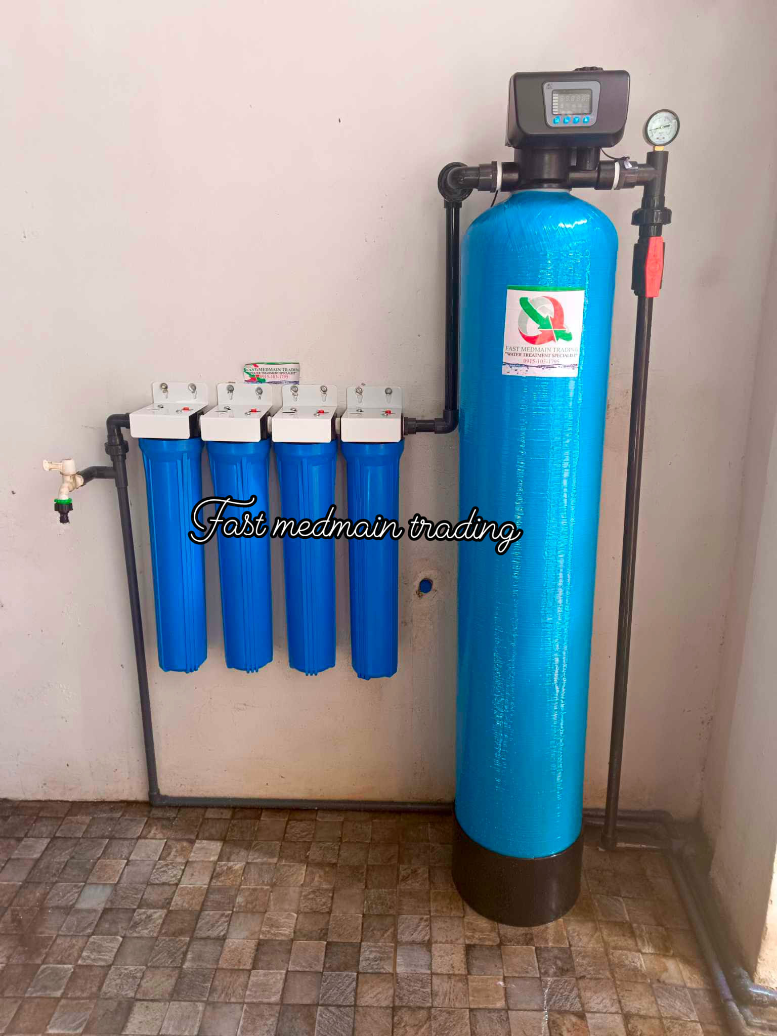 ☺️☺️ 🌿🌿🌿 Automatic multimedia with 4 stages water filter packages ...