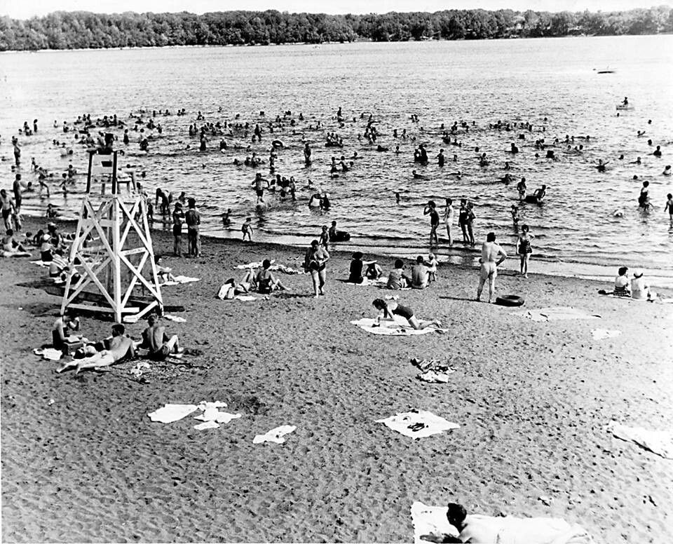 The sandy beach at Nelson Park was a... - Mid-Century Decatur | Facebook