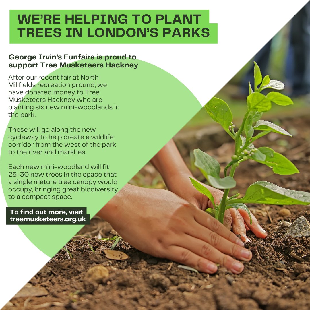 George - We are proud to support Tree Musketeers Hackney with their ...