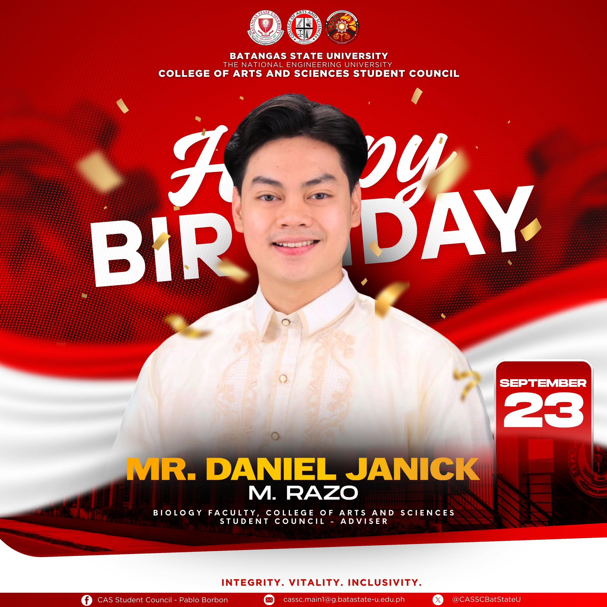 CAS Student Council - Pablo Borbon | Batangas City