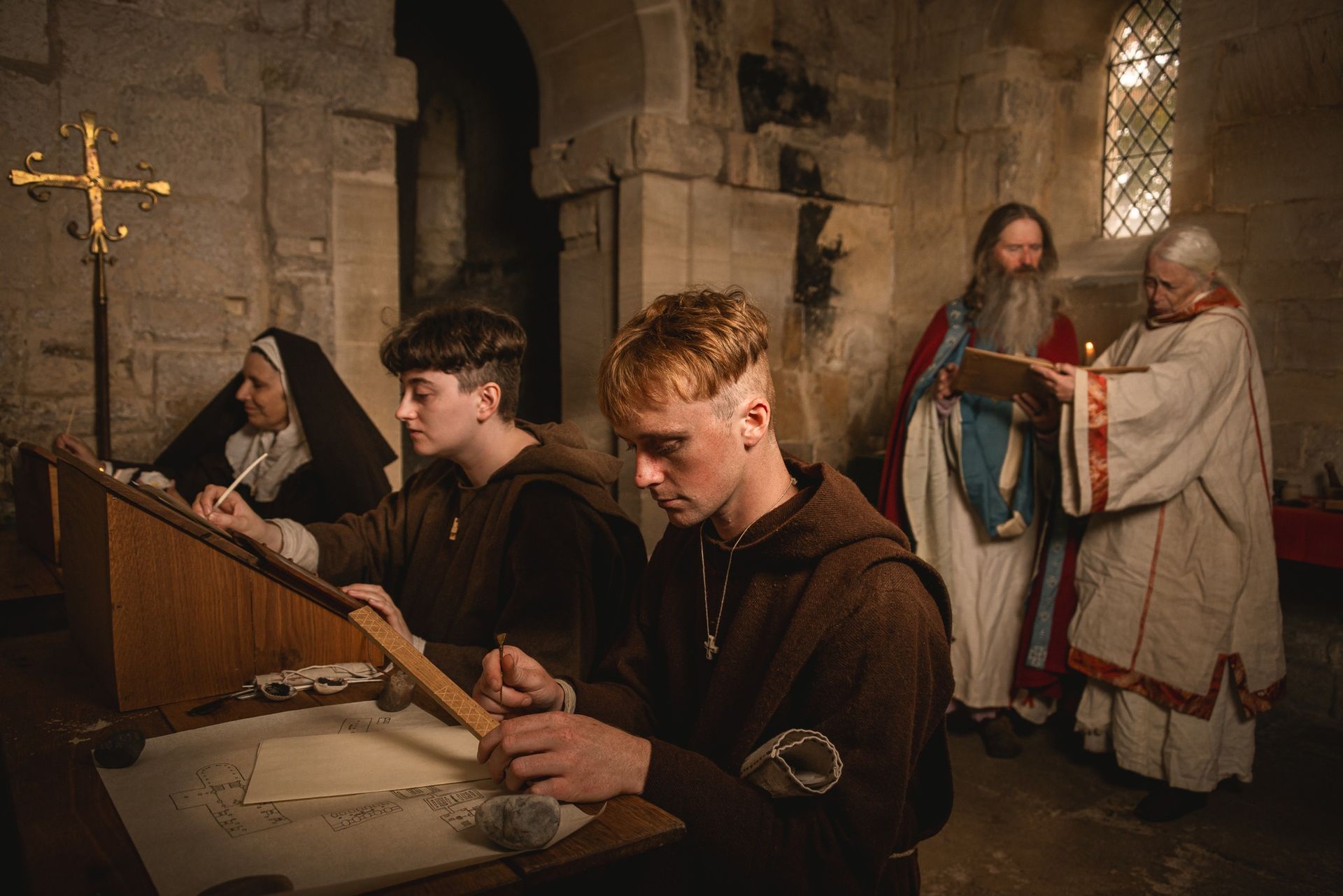 It's - In the medieval era, monks and nuns were among the few who could ...