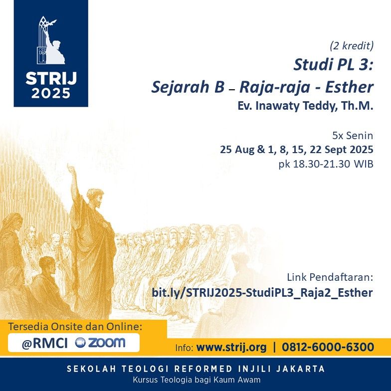 STRI - Kelas STRIJ 2025 (Hybrid) Kursus teologia bagi kaum awam Fisik ...