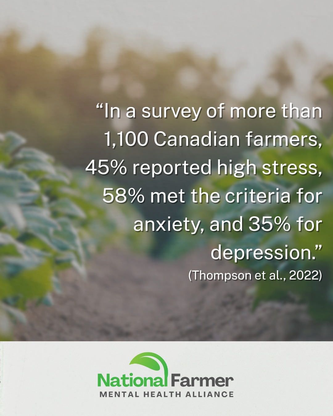 National Farmer Mental Health Alliance