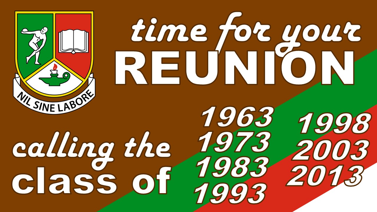 Alexander Road High School - A reminder to the Alex classes of 2013 ...