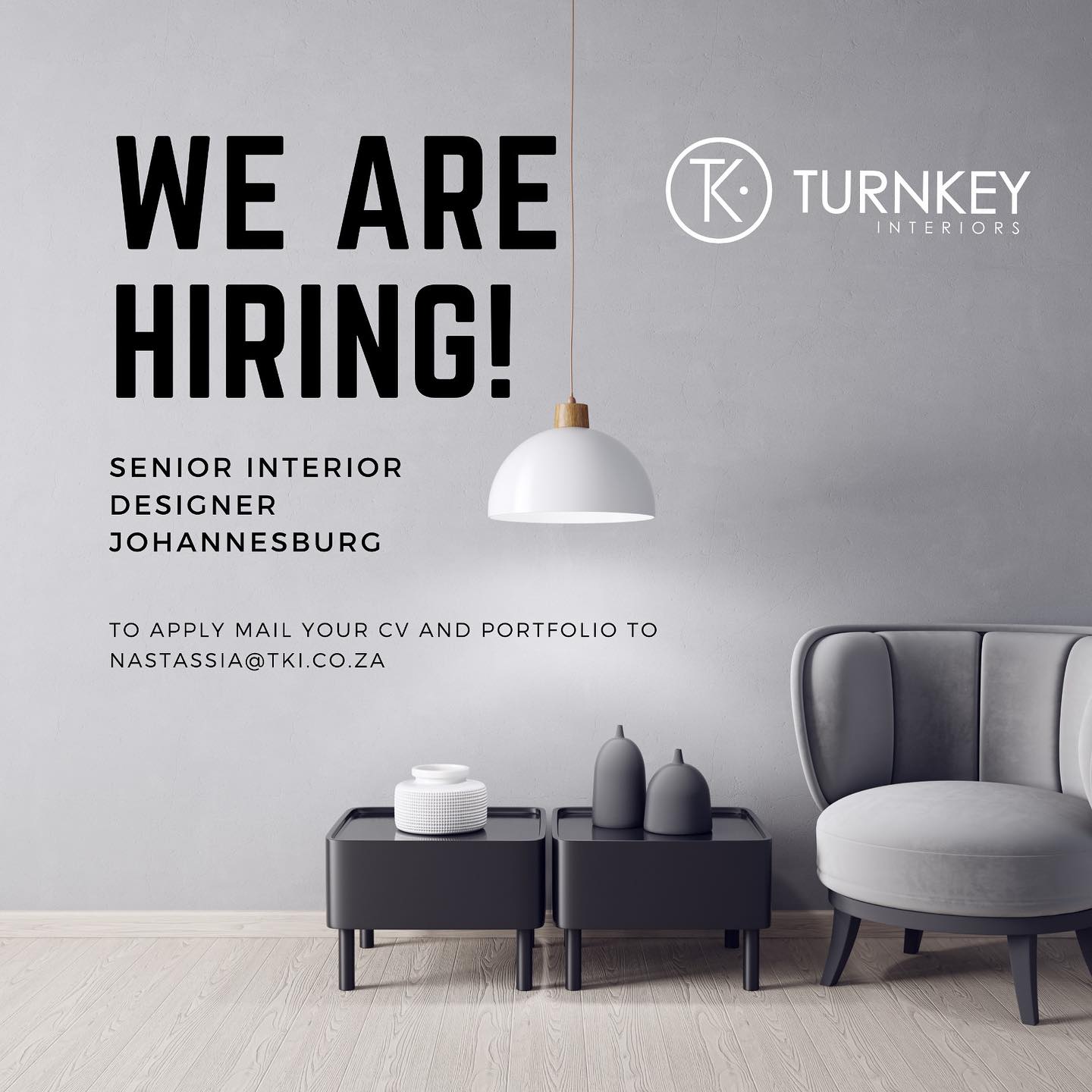 Turnkey Interiors - WE ARE HIRING! We are looking for a talented Senior ...