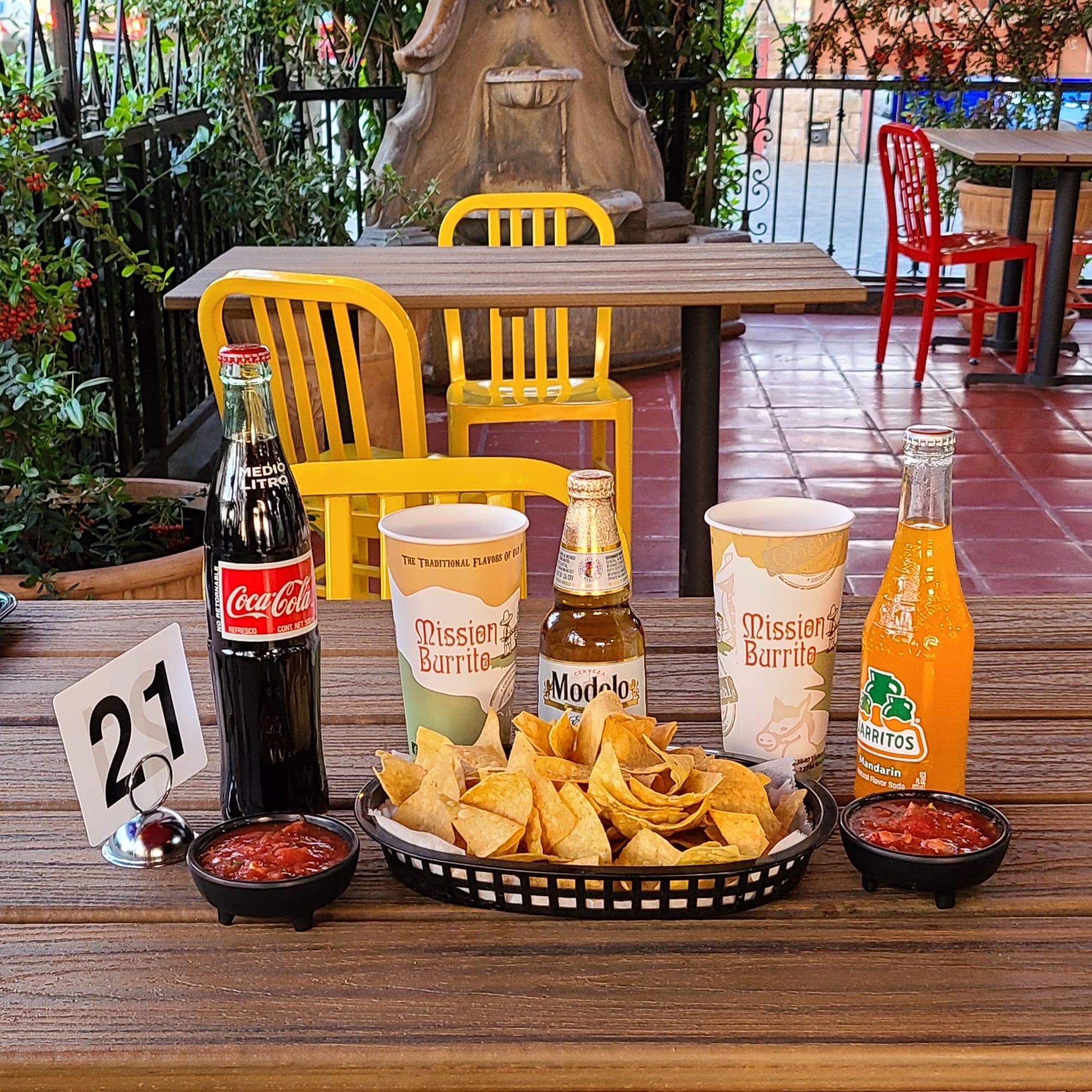 Mission Burrito - 🍻 Unwind with a cold sip and a tasty dip...