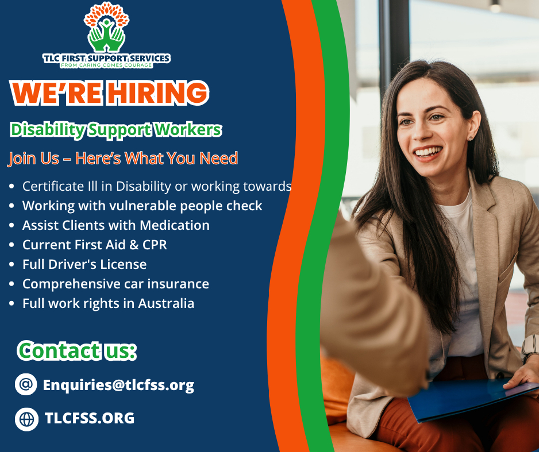 🌿 We’re Hiring – Join Our... - TLC First Support Services | Facebook