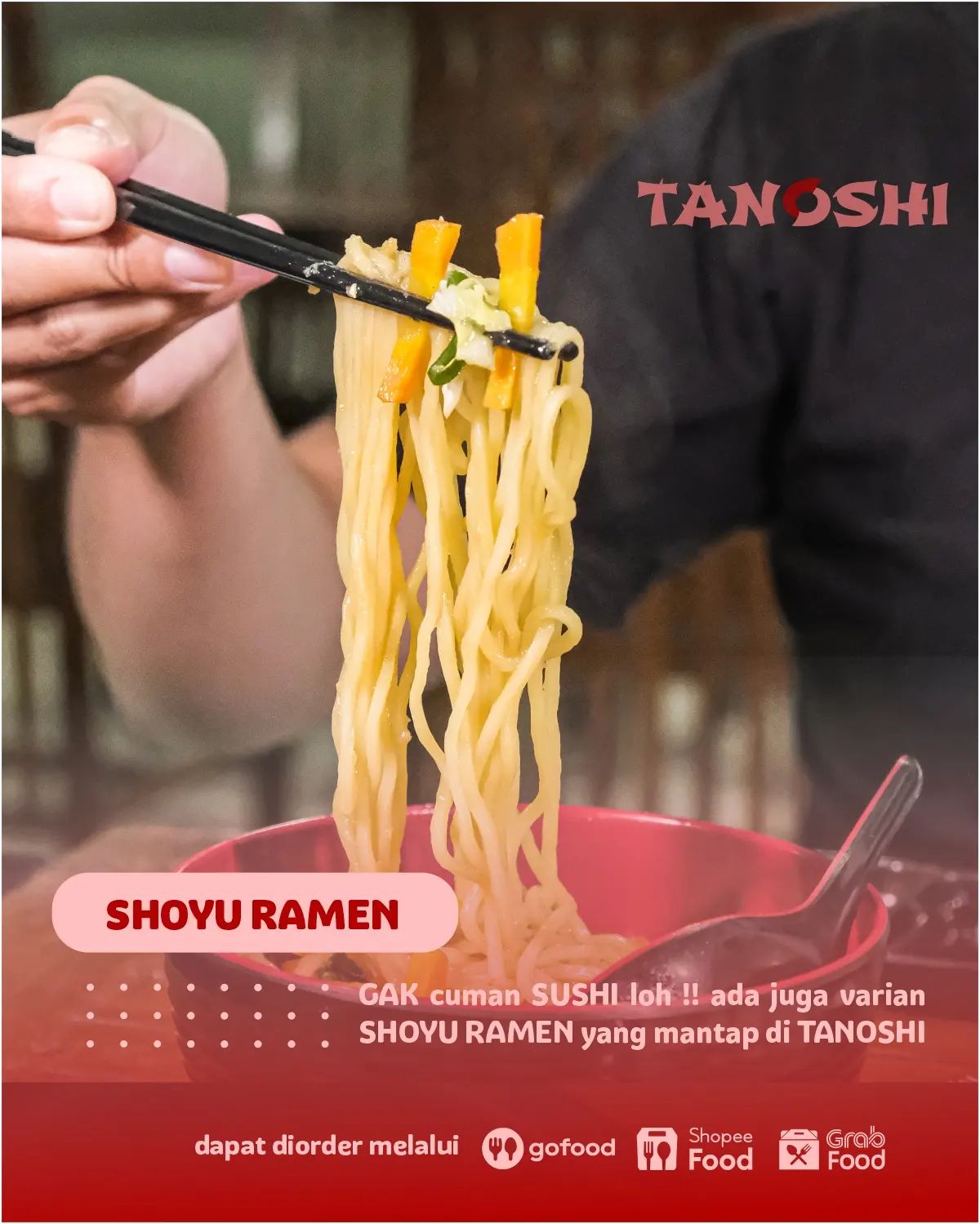 Tanoshi ID - 💯 di Tanoshi menu nya GAK cuman Sushi loh ‼️...