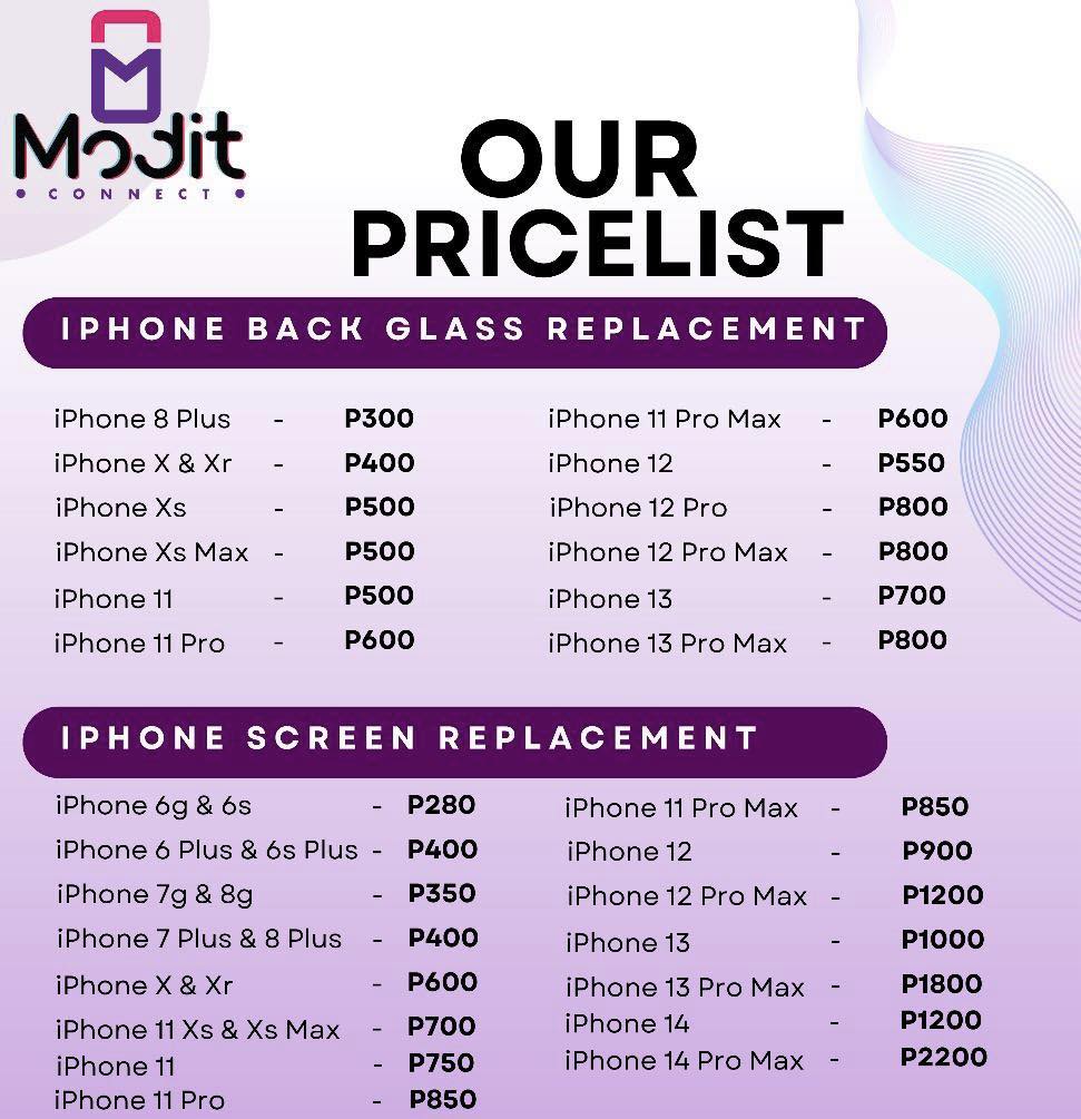 Modit - Damaged iPhone ? No worries, we will sort it out 2 hours turn ...