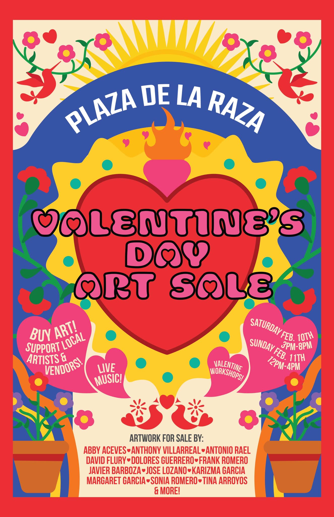 Plaza - ☀️Join us at Plaza de la Raza for our annual Valentine’s Art ...