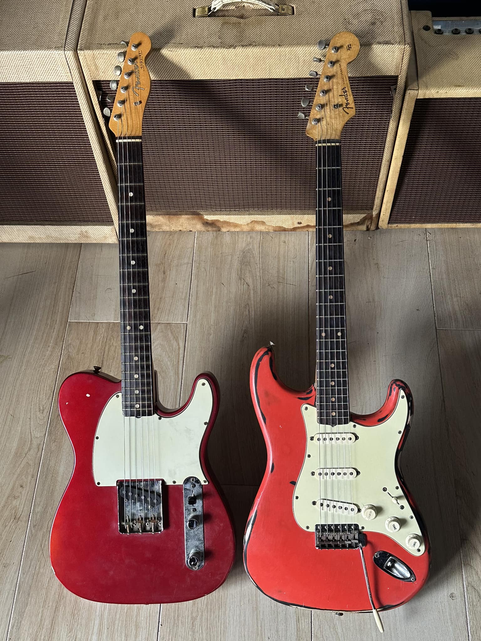 1960 Fender Stratocaster in original Fiesta Red finish