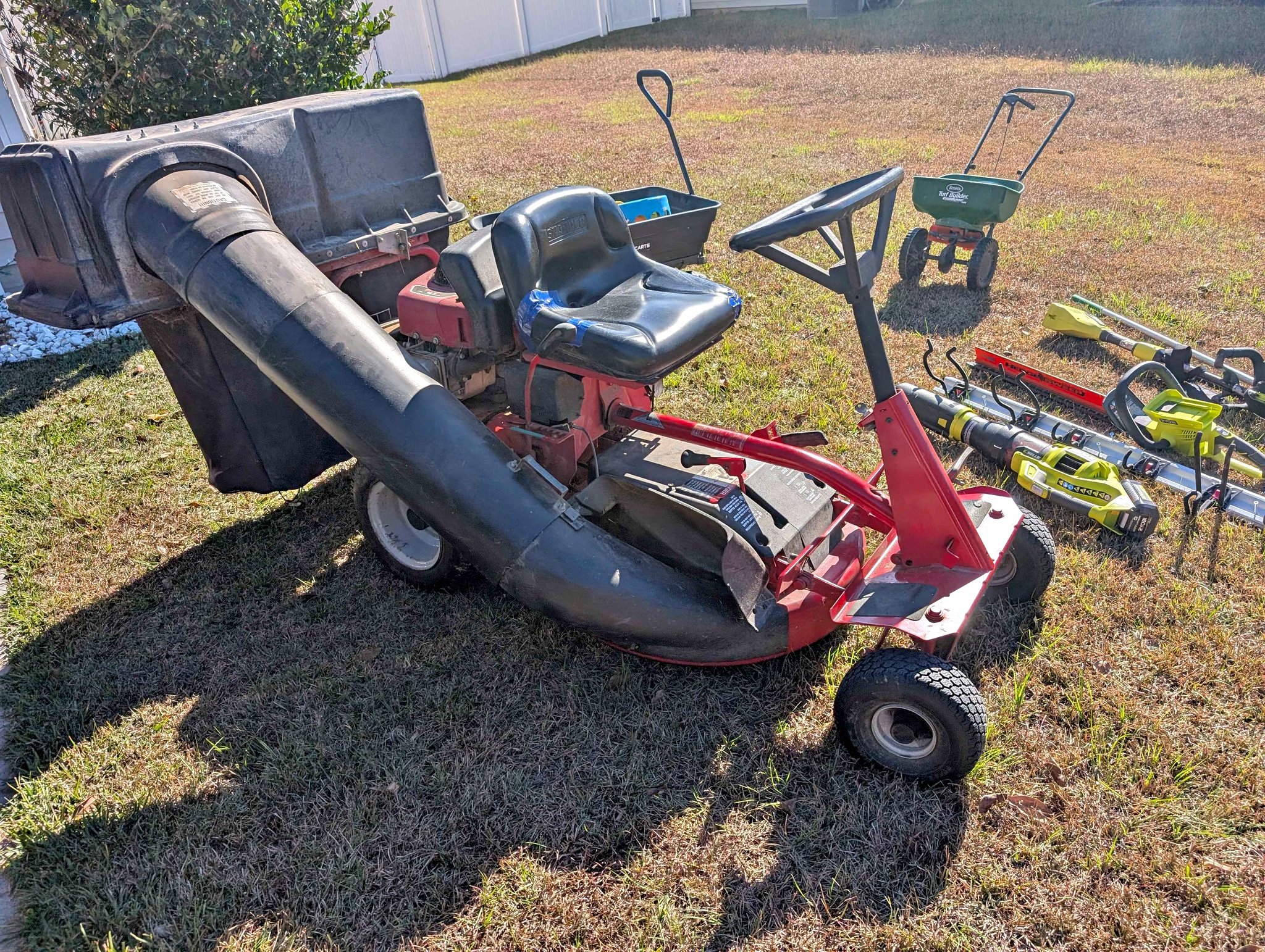Snapper Riding Mower w/Bagger - Lawn Mowers - Guyton, Georgia ...