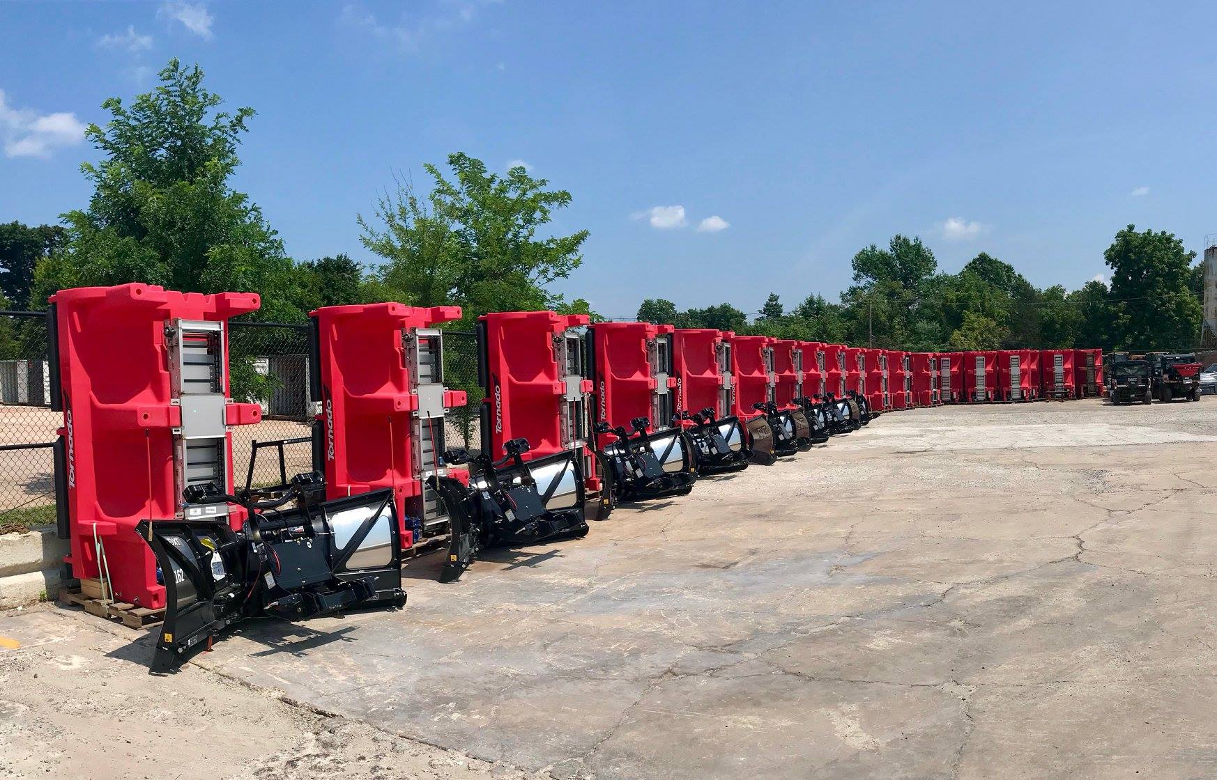 New Tornado Spreaders ready to be... - Executive Snow Control