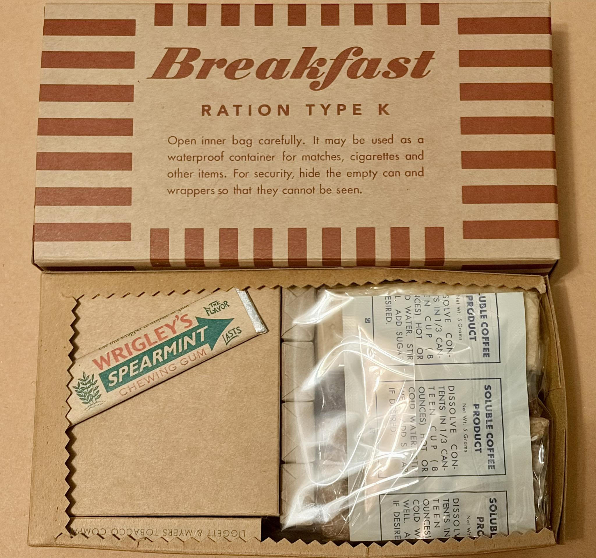 Hero - The anatomy of the WW2 K Ration - it was a tight fit. With very ...